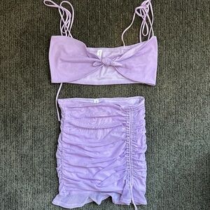 Lucy in the Sky Luciana Two Piece in Lavender